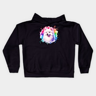 Watercolor Eskie Kids Hoodie